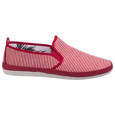 Flossy Brieva Espadrille Stripe Comfort Travel Fit Slip On Sneakers Casual