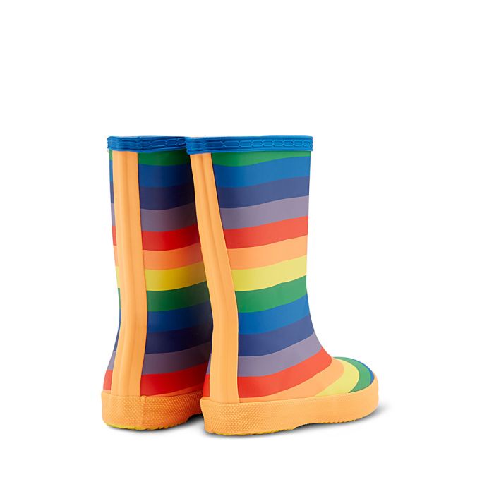 Hunter Kids Rainbow Print Wellington Boot