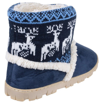 Mirak Denmark Faux Fur Lined Kids Suitable Loose Boot Slippers