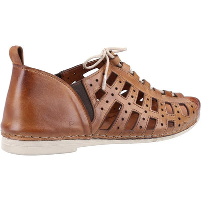 Riva Newport Women Leather Lace Up Casual Shoe