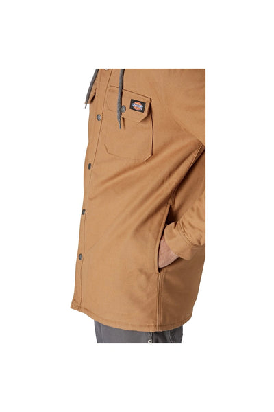 Dickies Duck Shirt Hooded With Quilted Lining Cargo Jacket