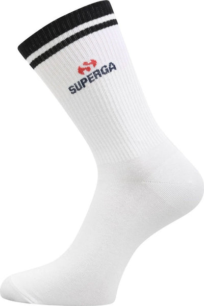 Superga Cres Womens Athletic Girls Warm Hiking Soft Socks White