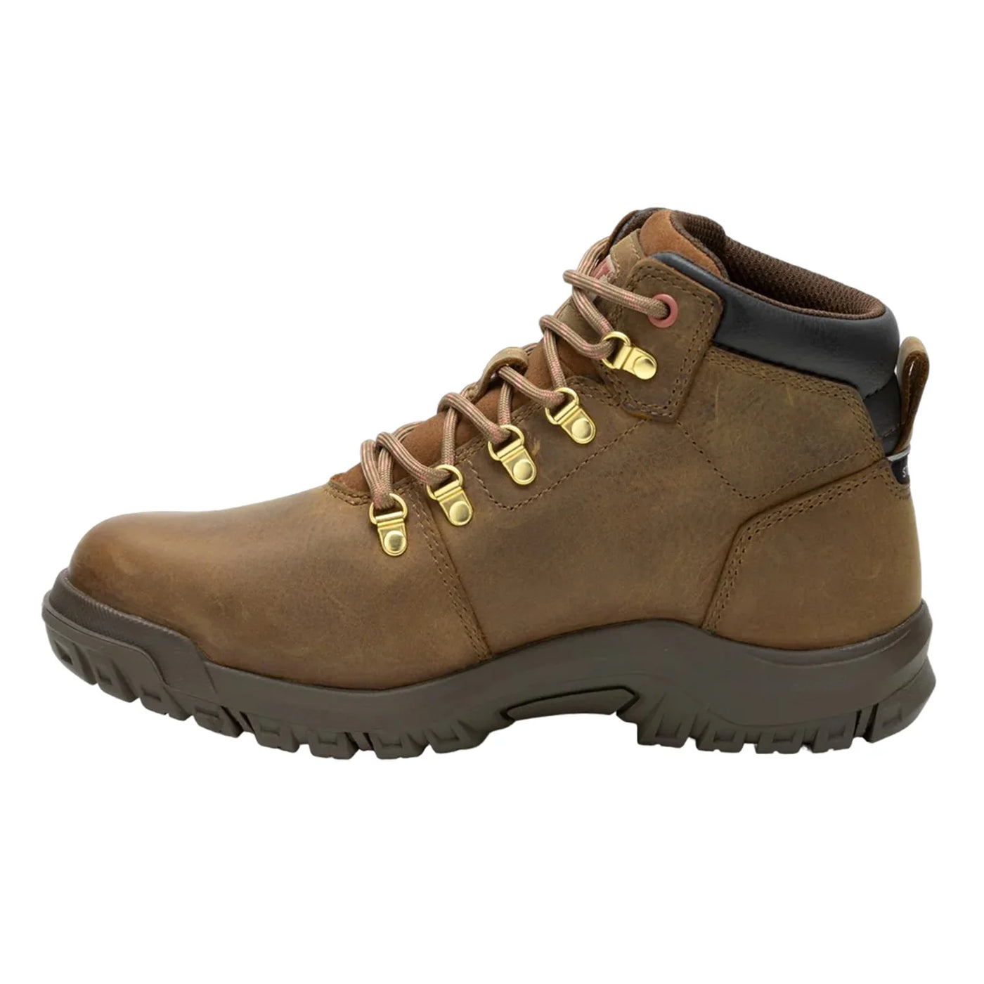 Caterpillar Womens Mae Leather Safety Boots (Brown)