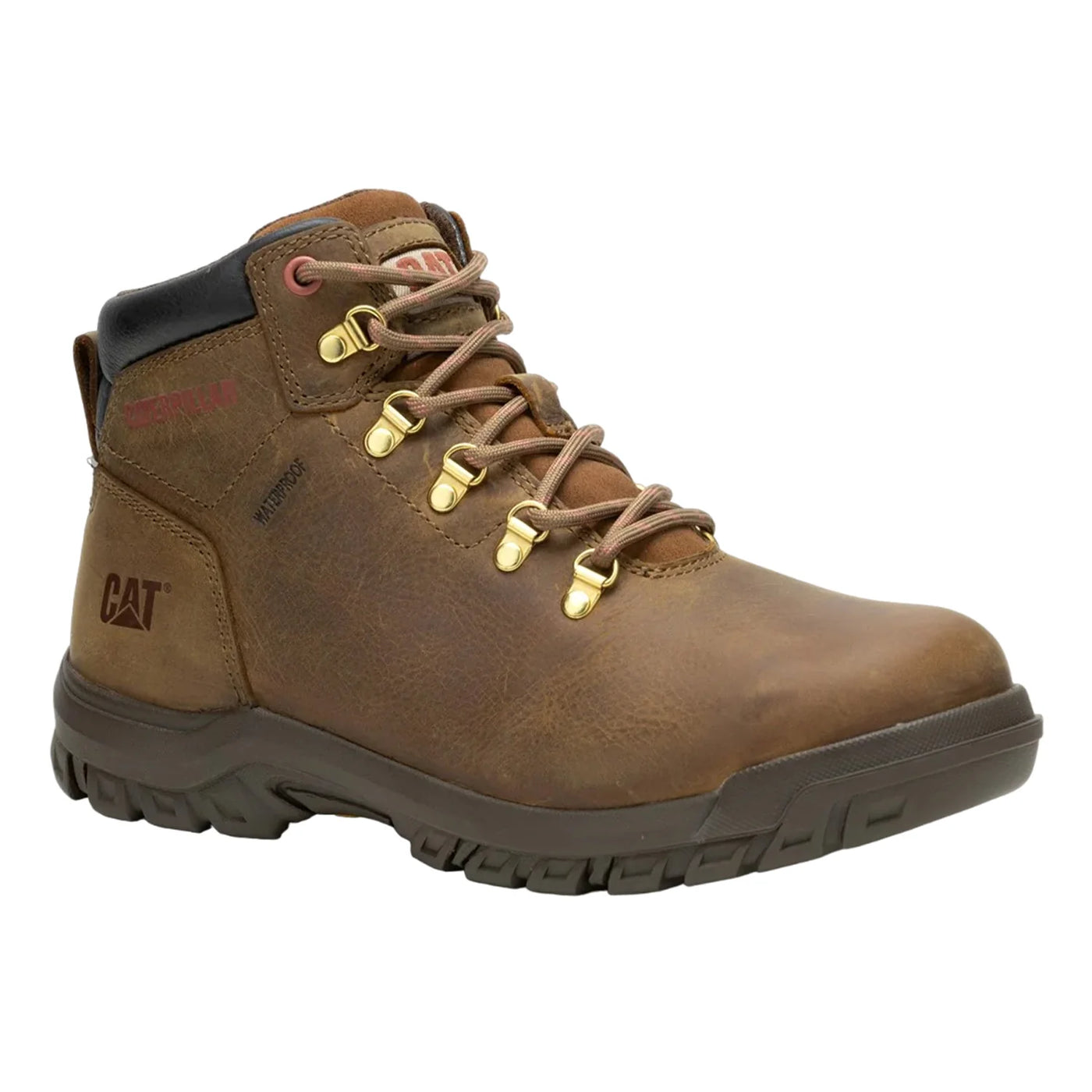 Caterpillar Womens Mae Leather Safety Boots (Brown)