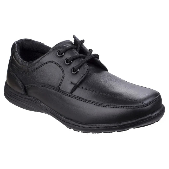 Mirak Adam Garvalin Boys Biomecanics Black Leather School Shoe