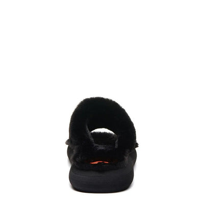 Rocket Dog Stratus Winette Fur Women's Black Slippers