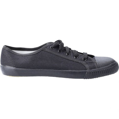 Mirak Unisex Toe Cap Plimsoll Black