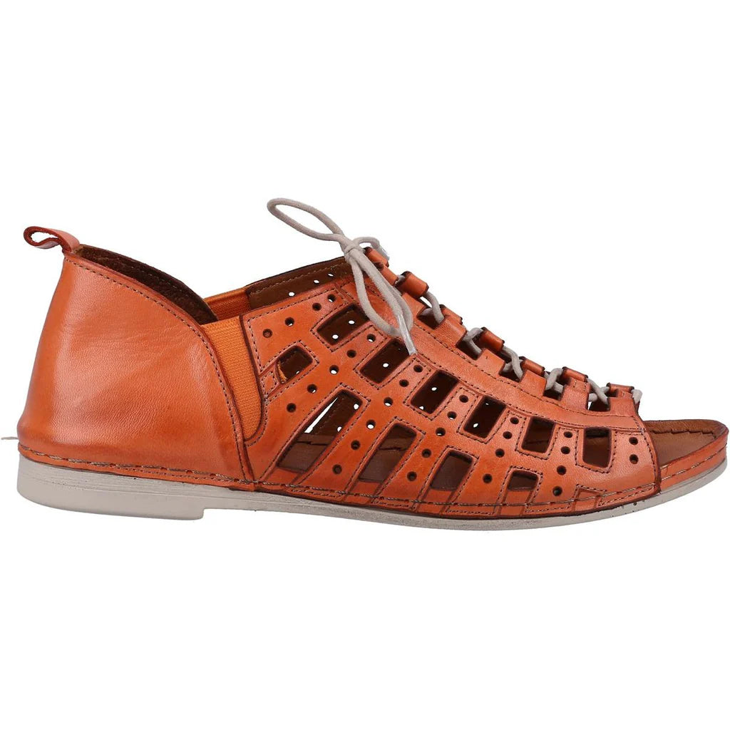 Riva Newport Women Leather Lace Up Casual Shoe