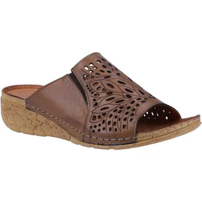 Riva Ladies Newton Casual Open Toe Wedge Sandal