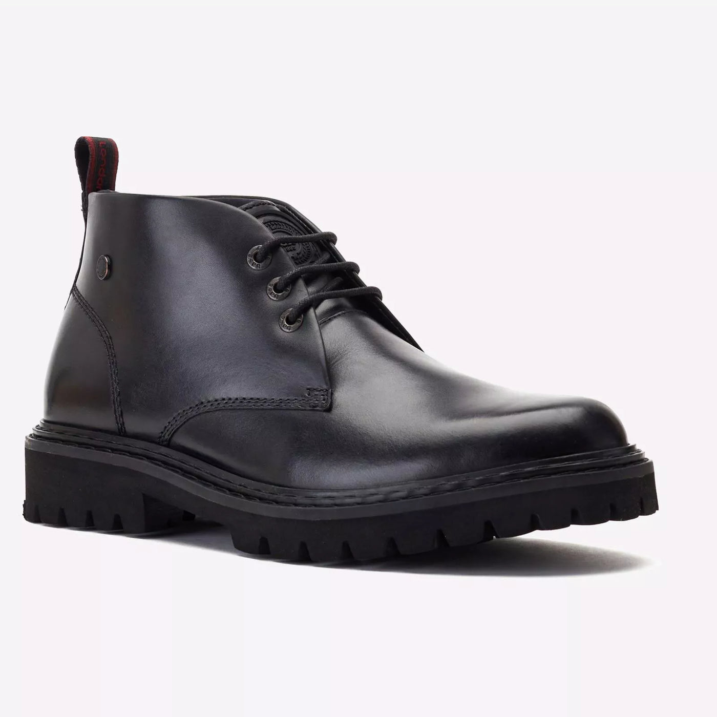 Base London Lomax Mens Chukka Leather Ankle Boot