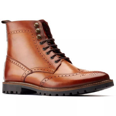 Base London Boone Salamander Men's Lace Up Tan Boot