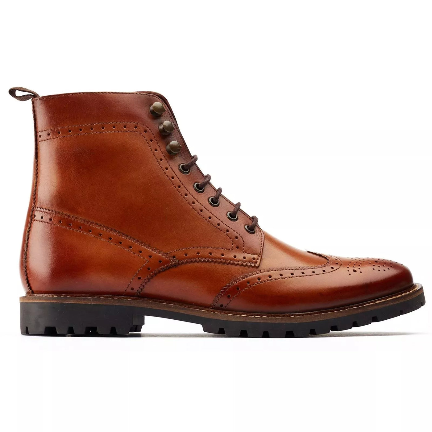 Base London Boone Salamander Men's Lace Up Tan Boot