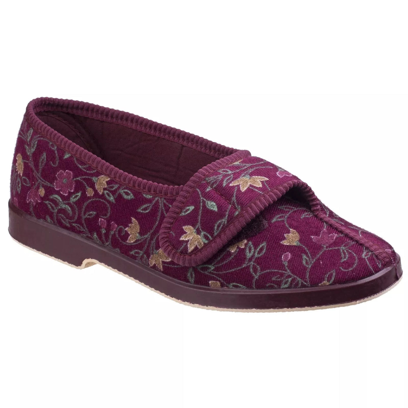 Gbs Wilma Wide Fit Women's Comfort Slipper