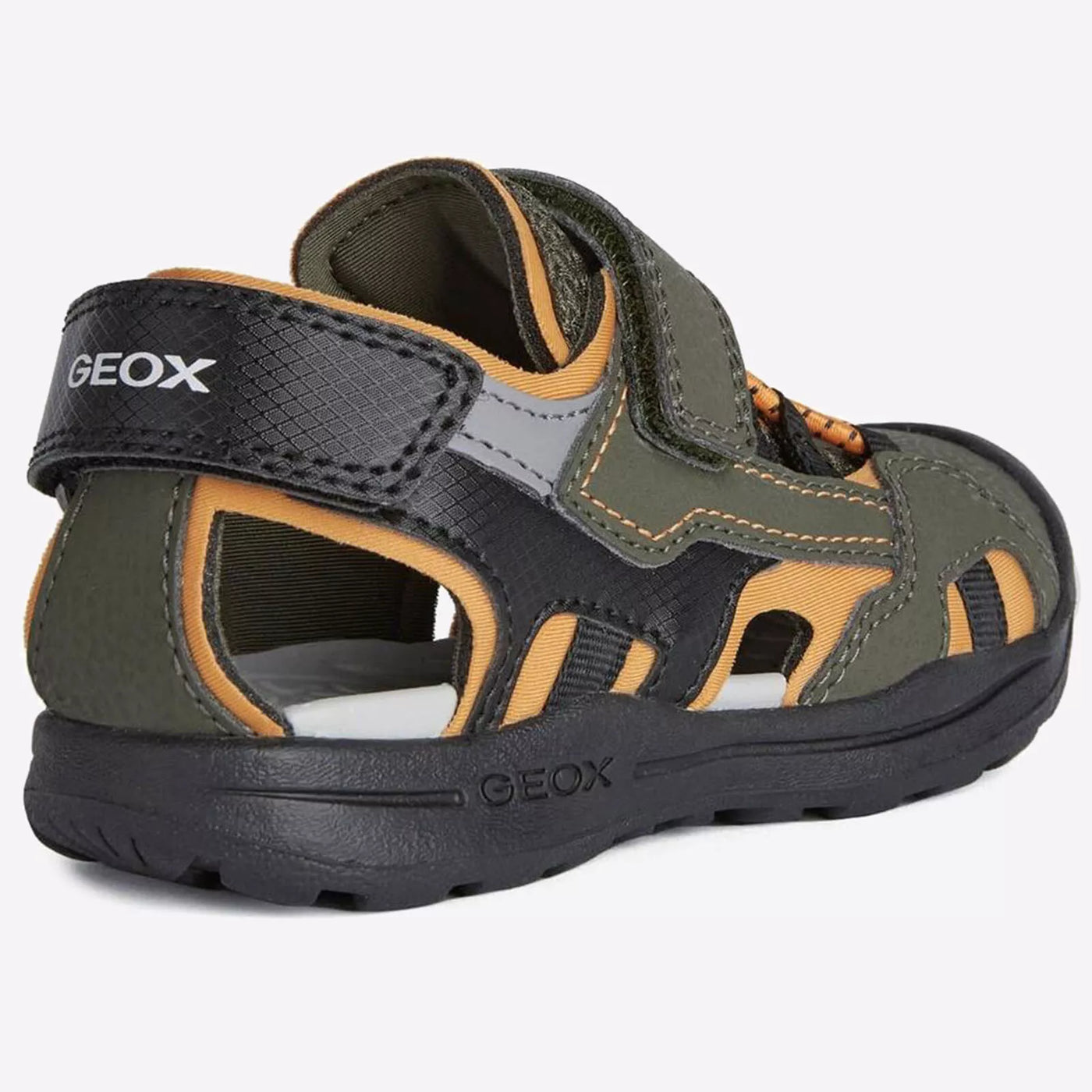 Geox Vaniett Green/Yellow Comfort Sandals