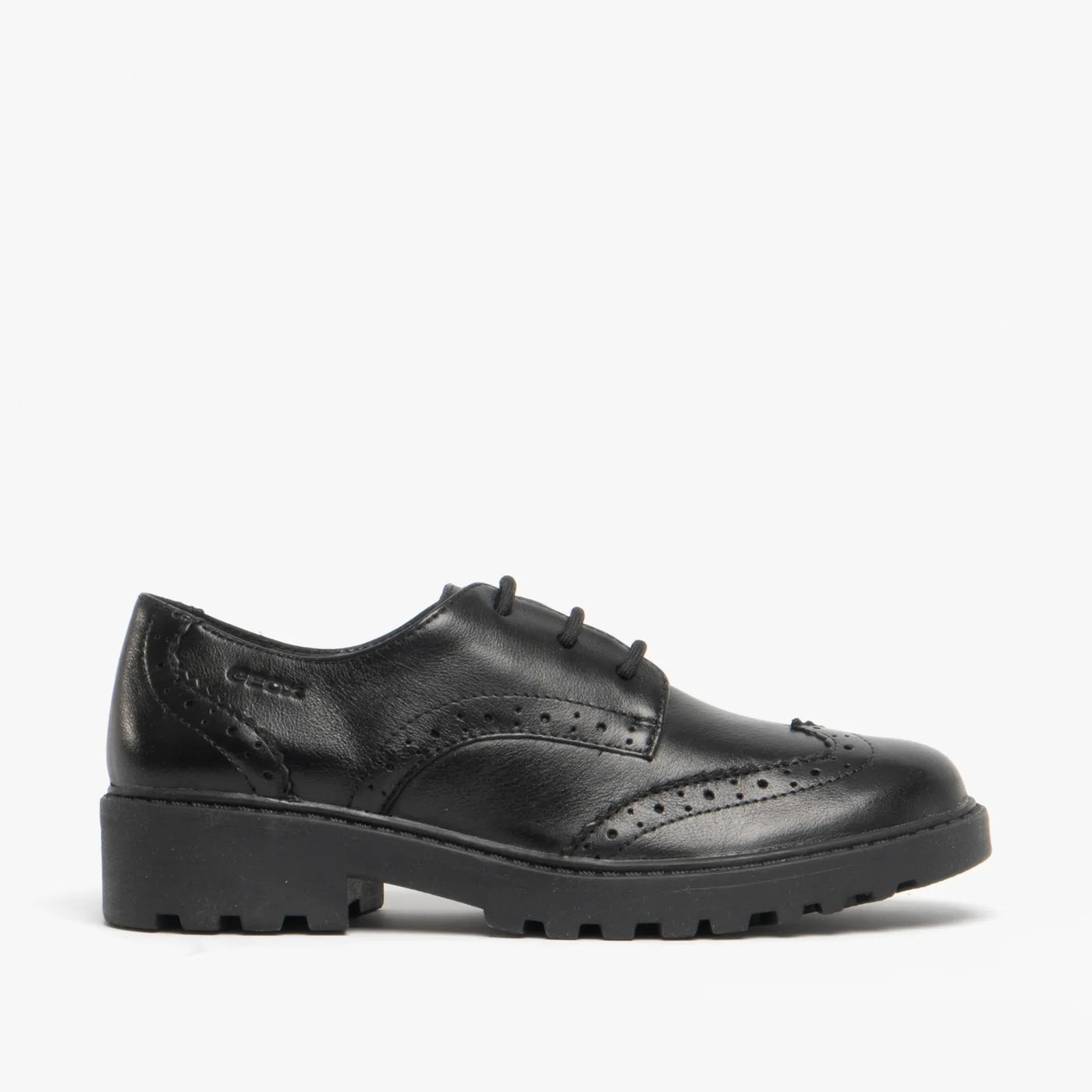 Geox J Casey G. N wingtip Lace Up leather heel Shoes