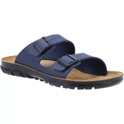 Birkenstock Bilbao Men's Mule Navy Sandal Comfort And Style