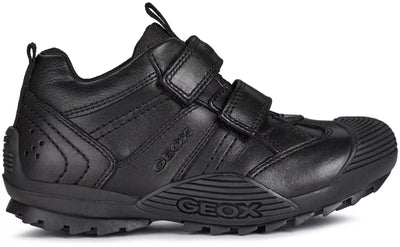 Geox Savage Trainers C Leather Boys Kids Infant School Shoes