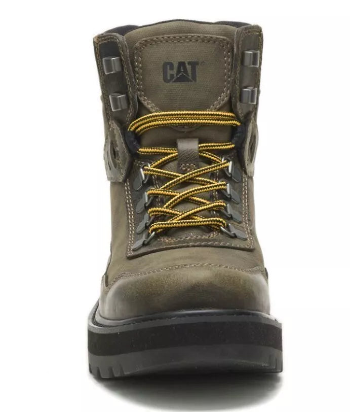 Caterpillar Conquer Mens Accomplice X Waterproof Steel Toe Work Green Boot