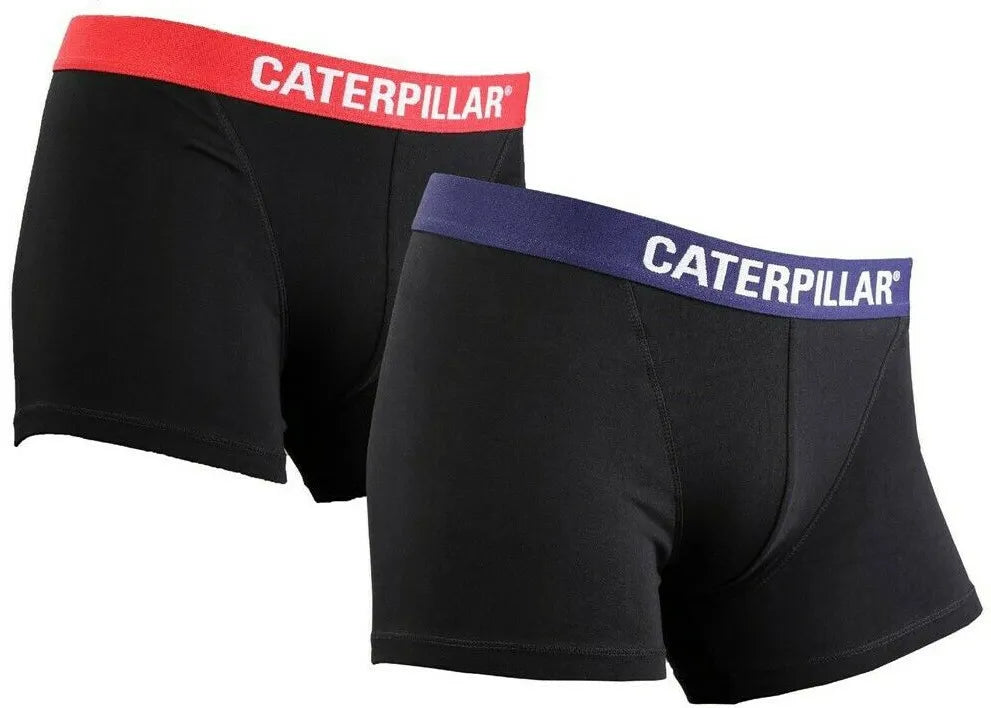 Caterpillar Mens Cotton Breathable Comfy Flexible Cat Boxer Shorts