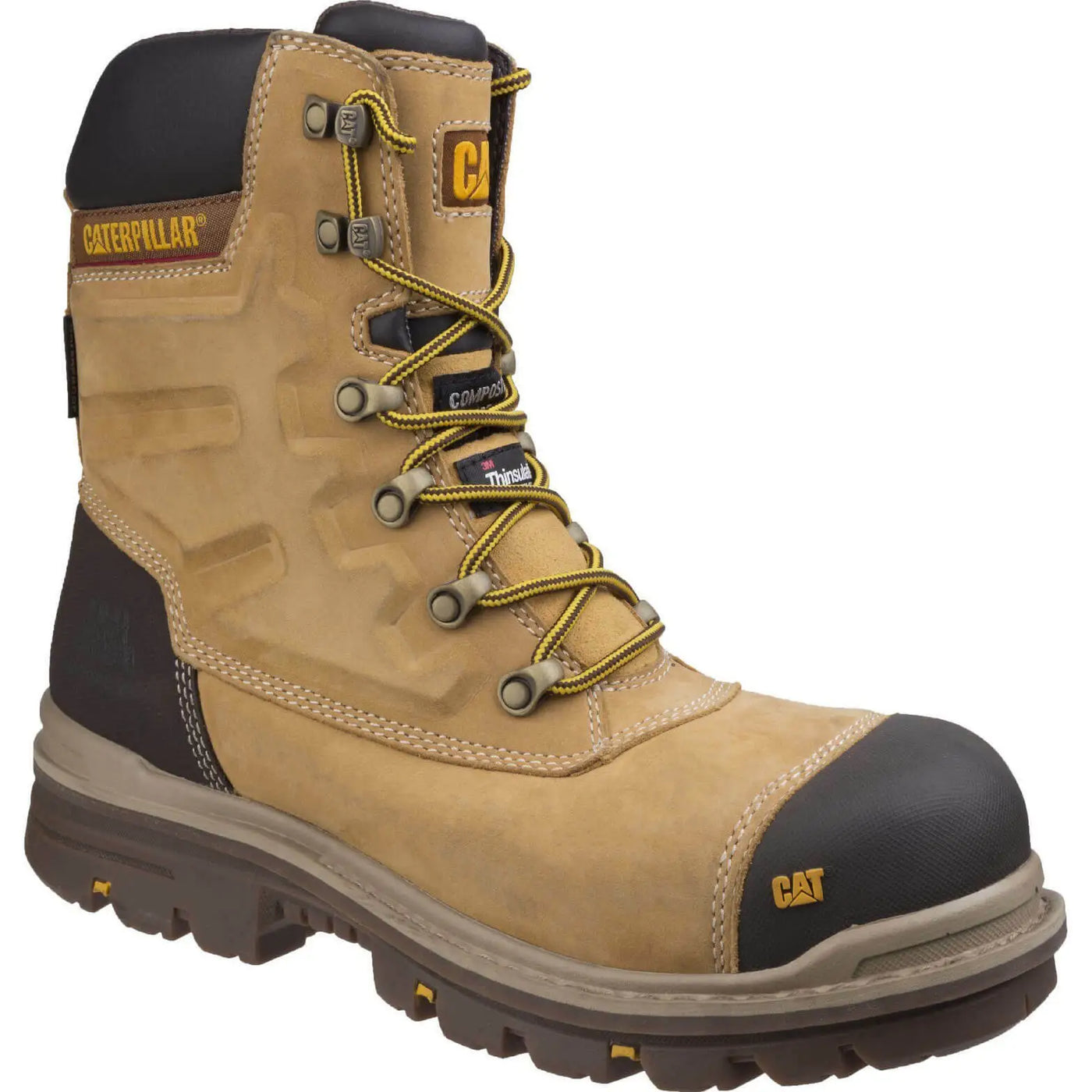 Caterpillar Men's Premier Safety Honey Work Boots