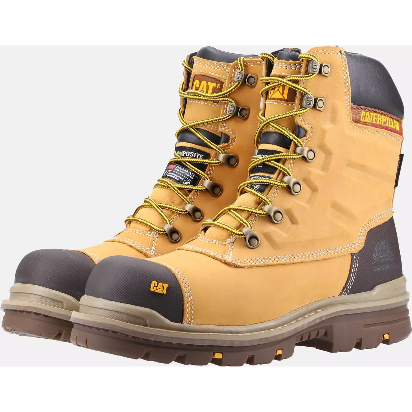 Caterpillar Men's Premier Safety Honey Work Boots