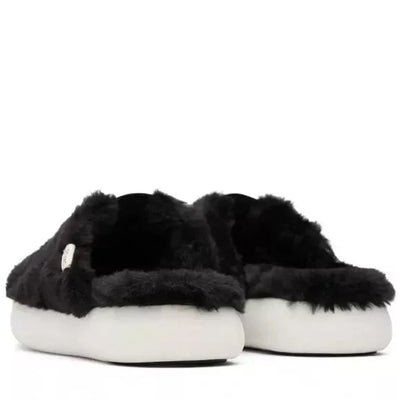 Toms Ladies Alpargata Mallow  Summer Fluff Slippers In Black