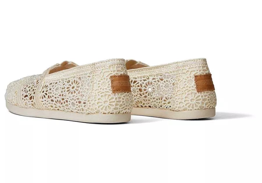 Toms Alpargata Women's Crochet Classics Natural Shoes