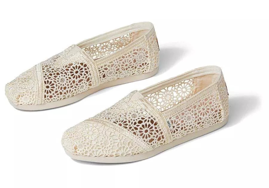 Toms Alpargata Women's Crochet Classics Natural Shoes