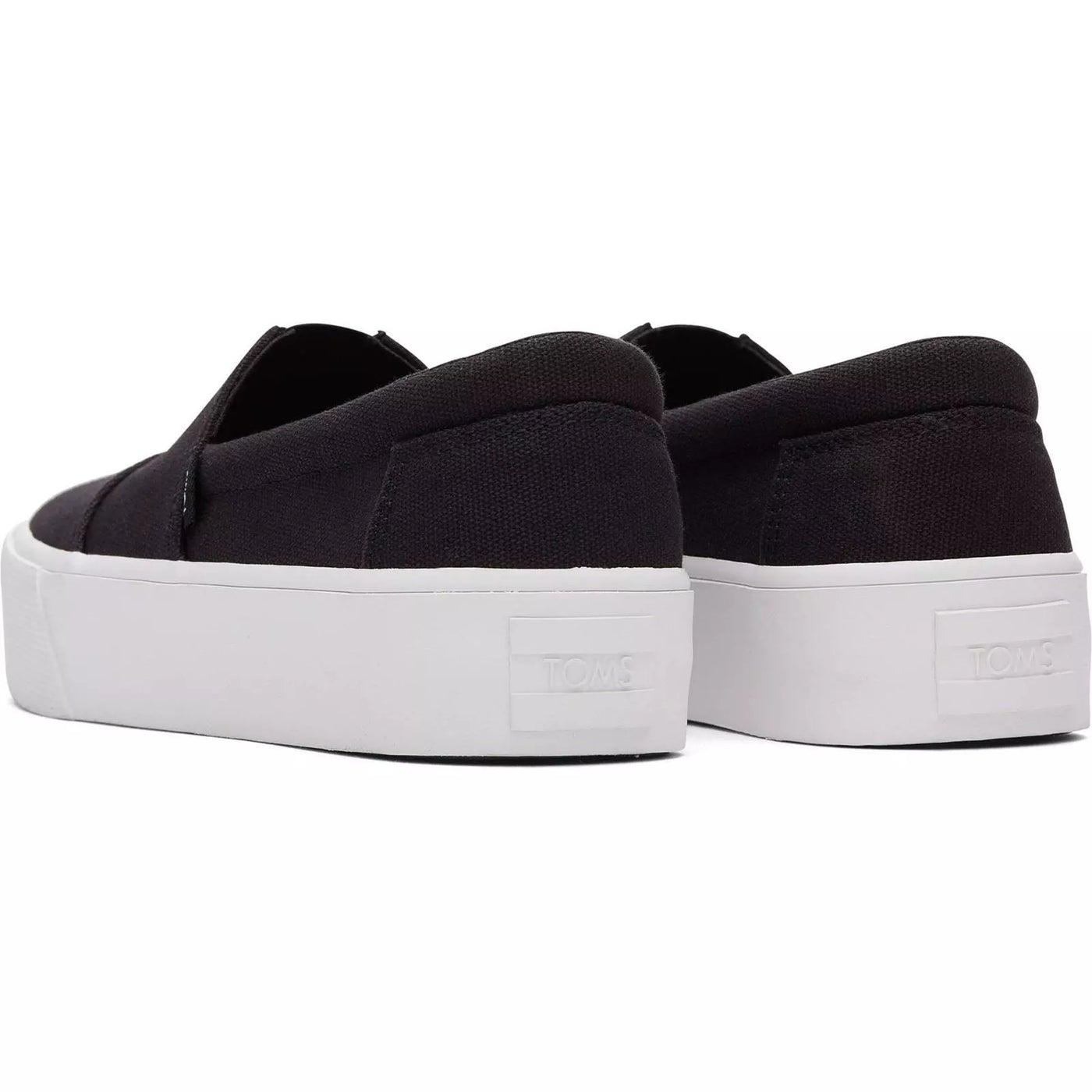 Toms Women Fenix Black Canvas Shoes