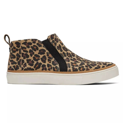 Toms Bryce Animal Leopard Suede Sneaker Ankle Boots