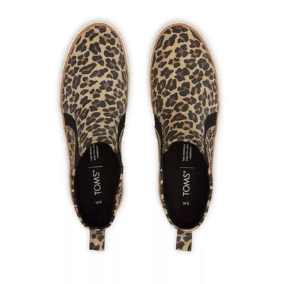 Toms Bryce Animal Leopard Suede Sneaker Ankle Boots