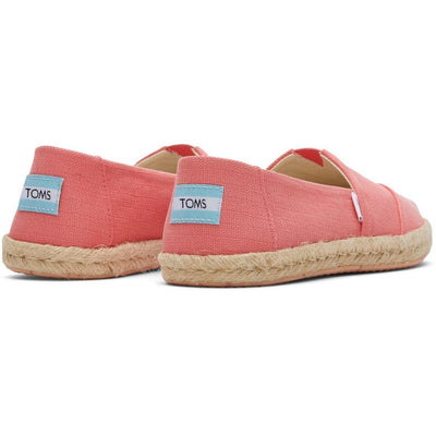 Toms Womens Alpargata Platform Eco Rope Espadrille - Faded Rose