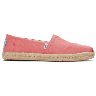 Toms Womens Alpargata Platform Eco Rope Espadrille - Faded Rose