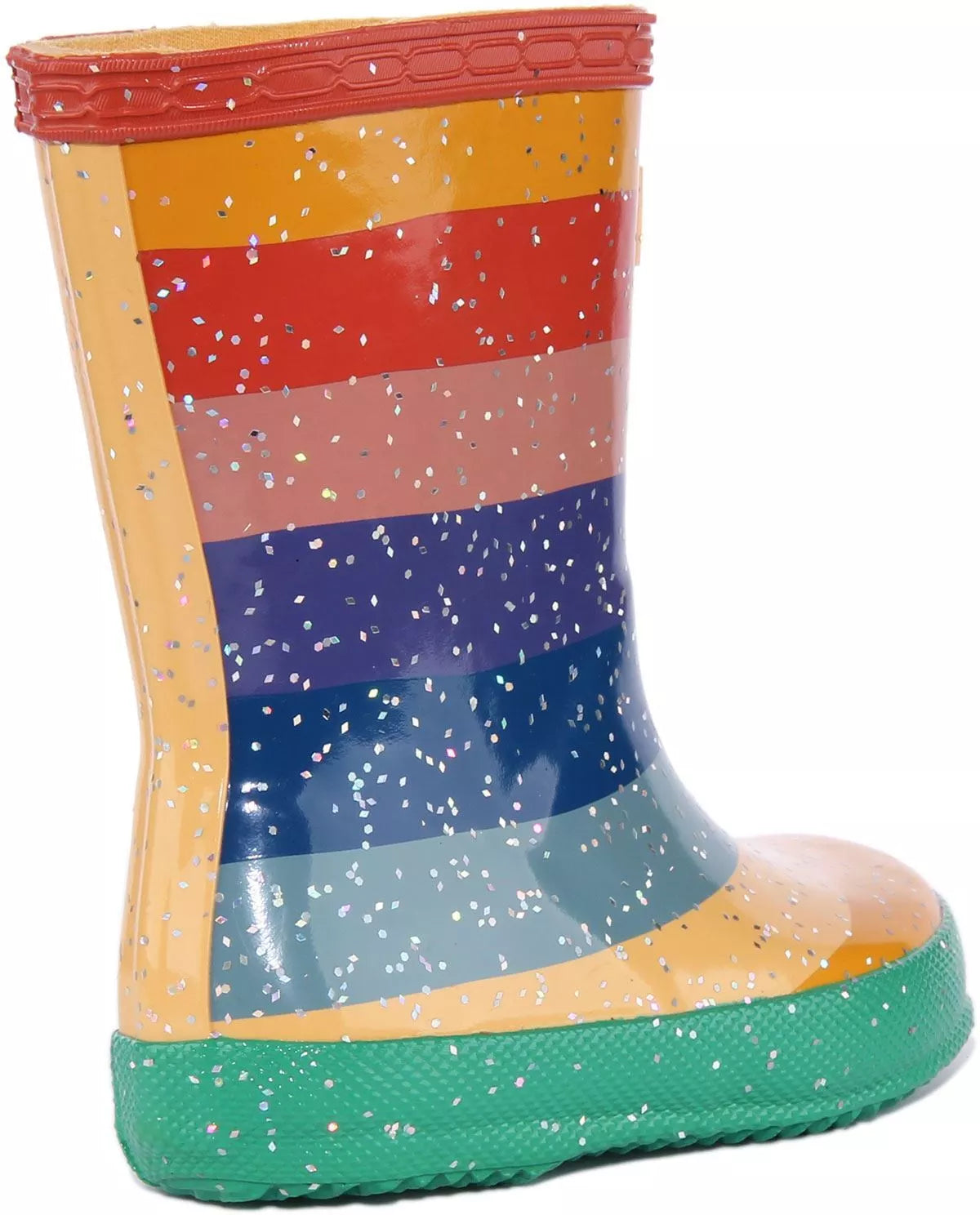 Hunter Kid 1 Rainbow Glitter Rubber Boot