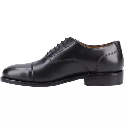 Amblers James/Dominic Black Leather Shoes