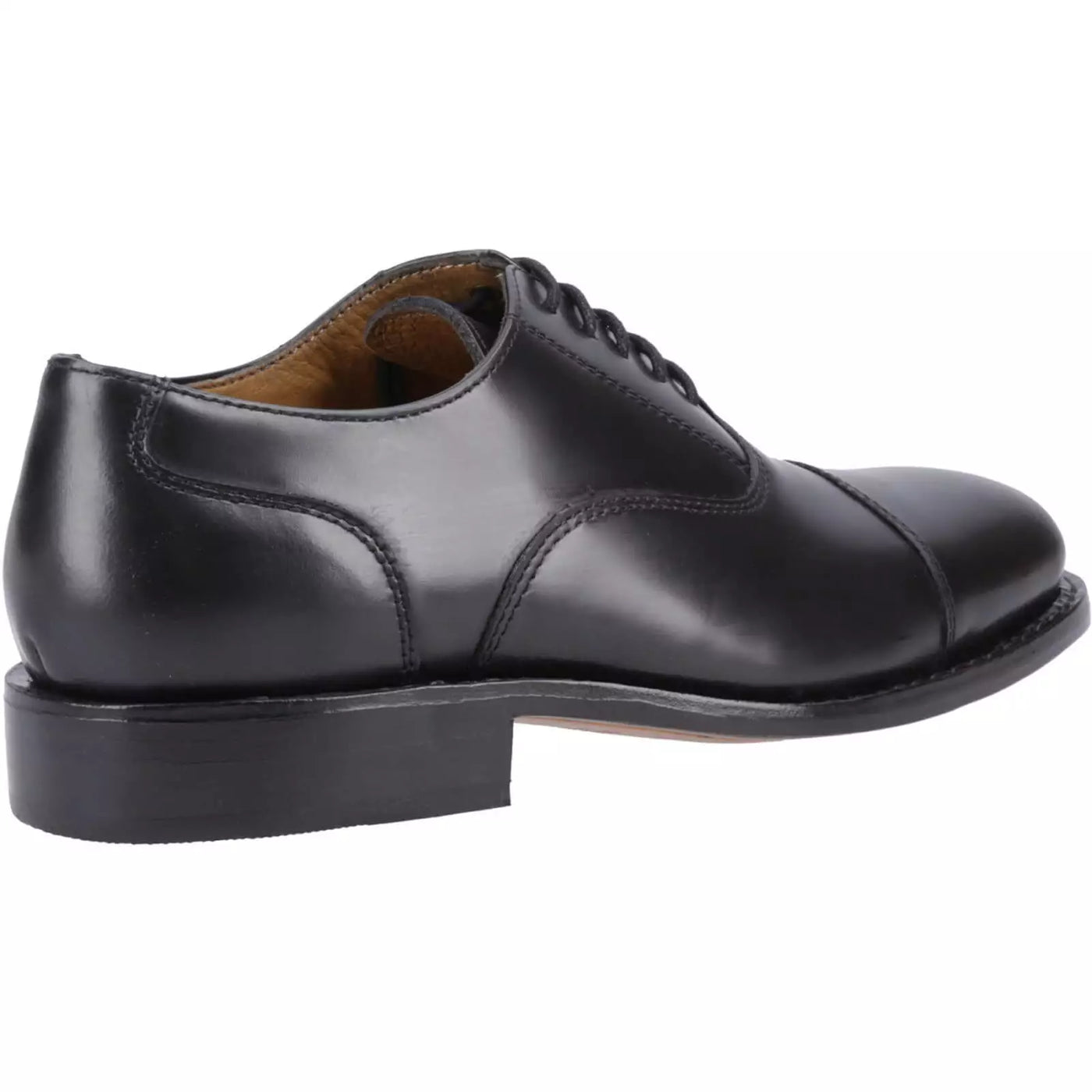 Amblers James/Dominic Black Leather Shoes