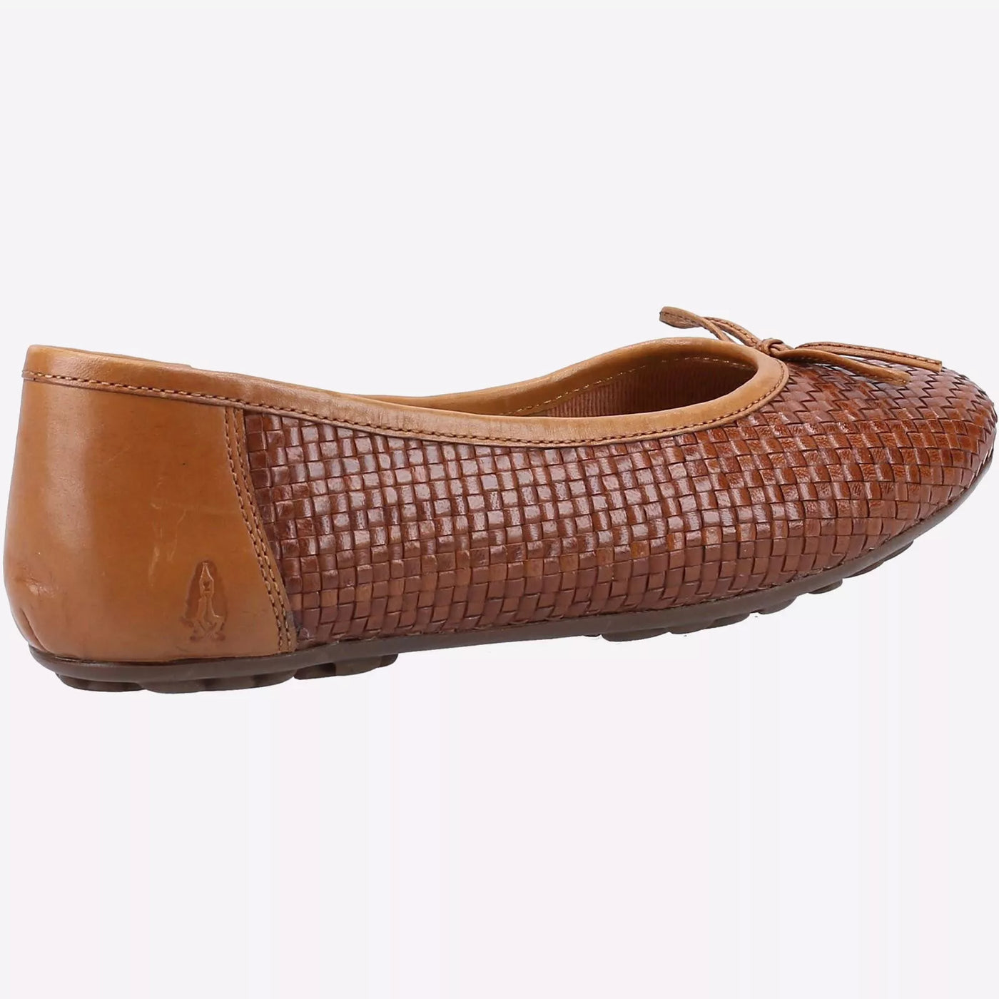 Hush Puppies Ladies Janelle Woven Leather Ballerina