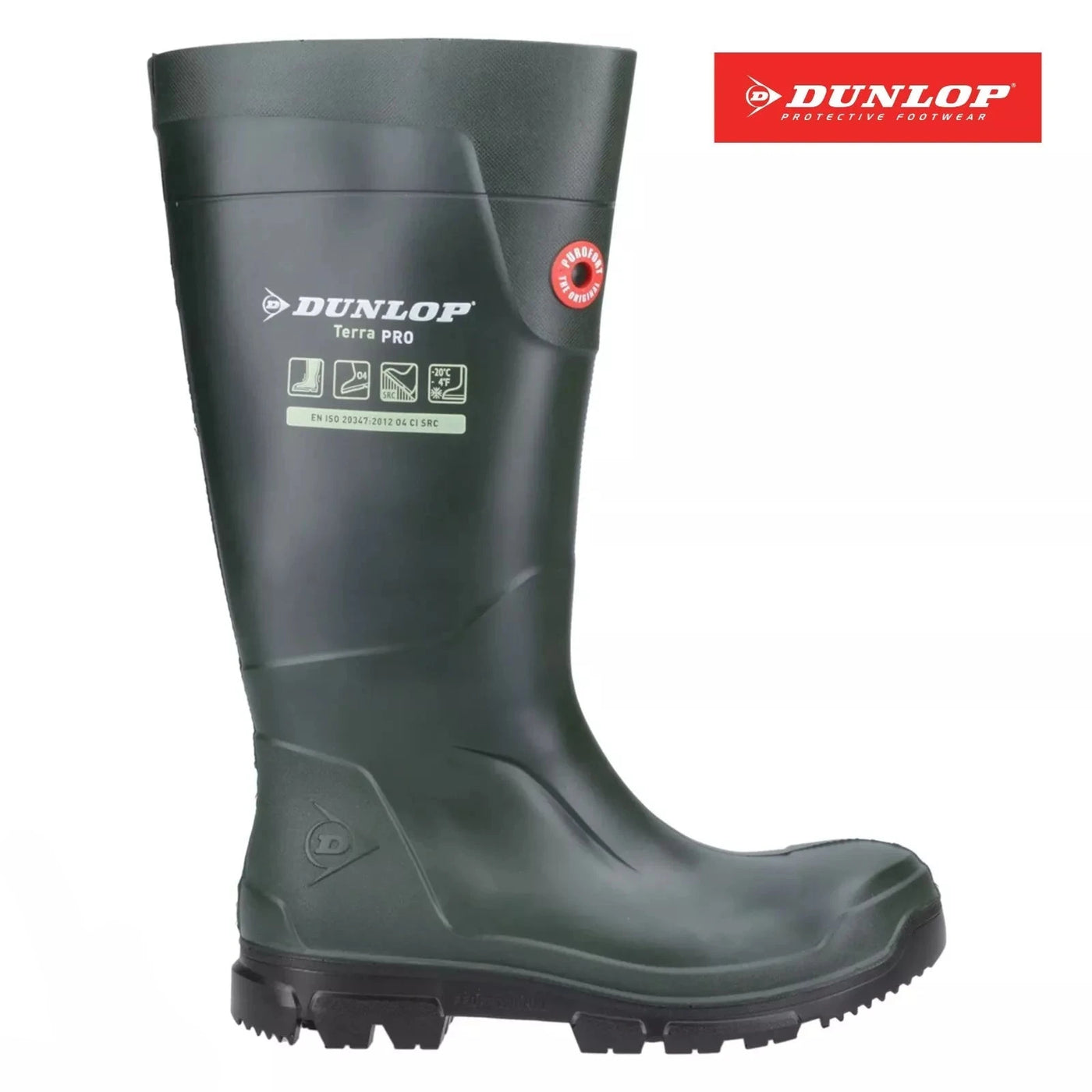 Dunlop Terrapro Non Safety Green Wellington