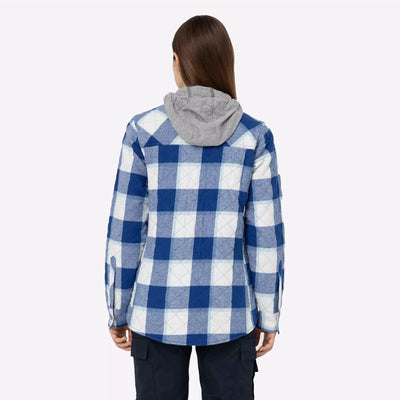 Dickies Flannel Womens Casual Shirt Jacket