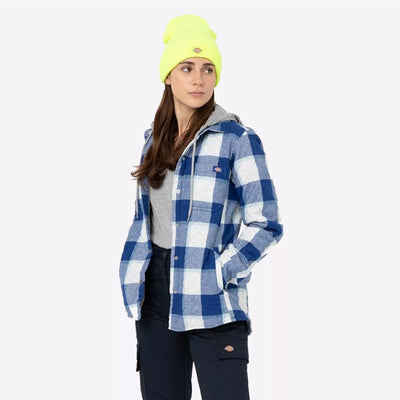 Dickies Flannel Womens Casual Shirt Jacket