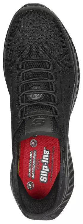 Skechers Workwear Tilido Fletchit  Comp Toe Black Safety Trainers