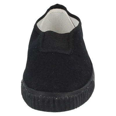 Misc Guss Plim Sml Gusset School Pumps Slipper