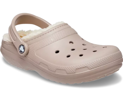 Crocs Cozy Lined Clogs in Mushroom