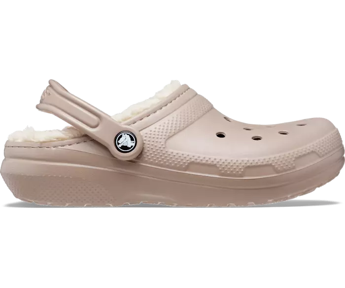 Crocs Cozy Lined Clogs in Mushroom