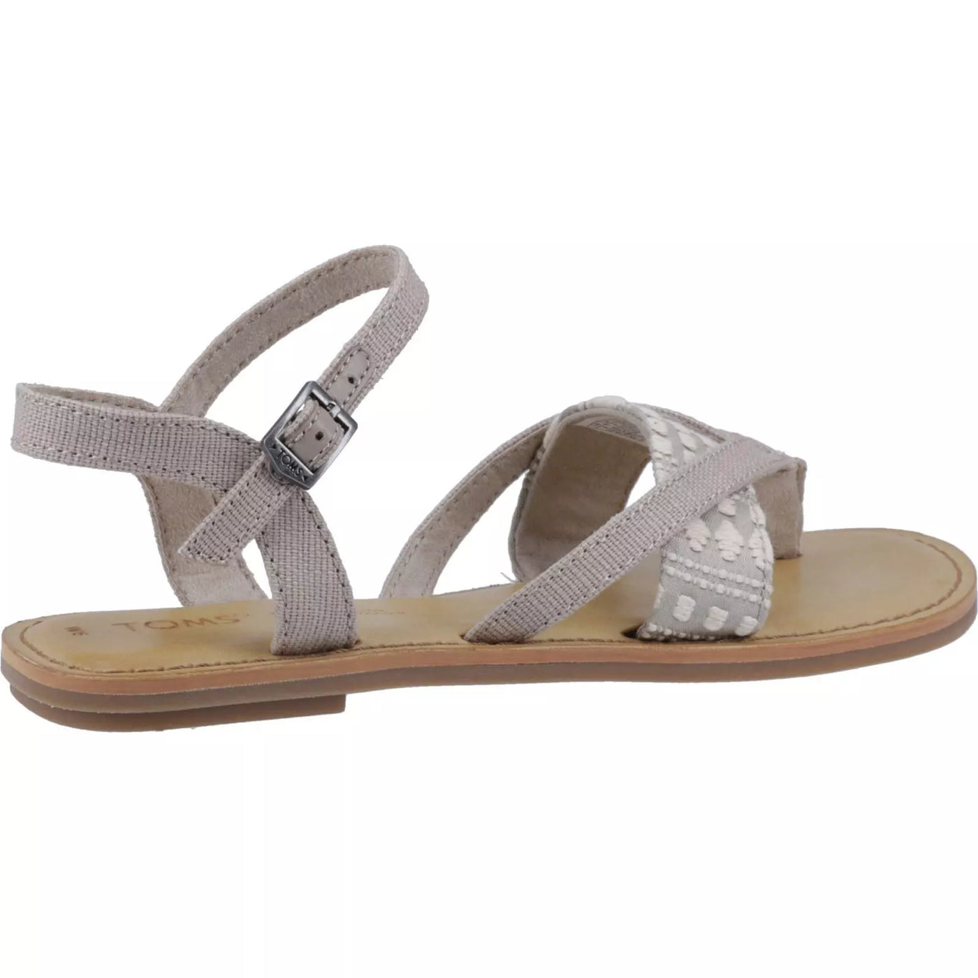 Toms Lexie Women's Flat Classic Sandal With Metal Buckle