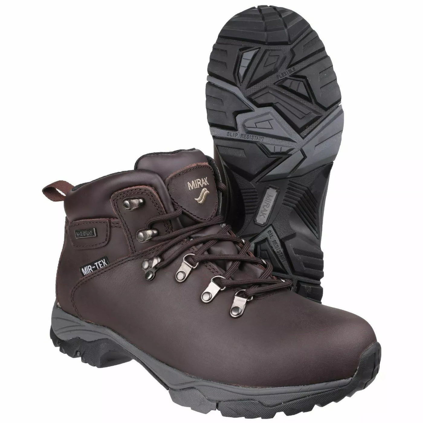 Cotsworld Nebraska Waterproof Hiking Walking Outdoor Boots Brown