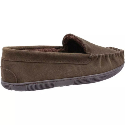 Cotswold Men Tresham Suede Moccasin Style  Slippers