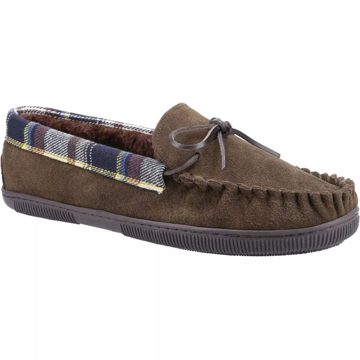 Cotswold Men Sodbury Suede Moccasin Slippers