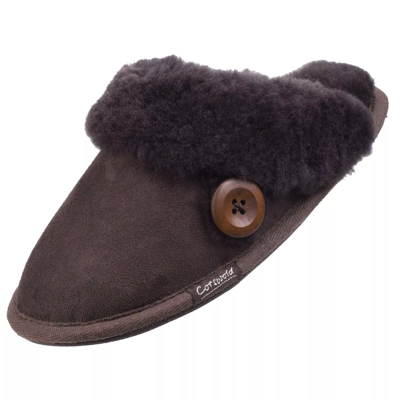 Cotswold Lechlade Sheepskin Mule Slippers for Women