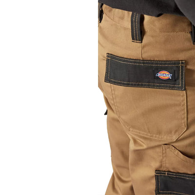 Dickies Everyday Tuff Multi & Knee Pocket Extreme Trouser Kha/Black